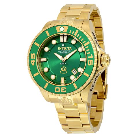 green gold Invicta watches